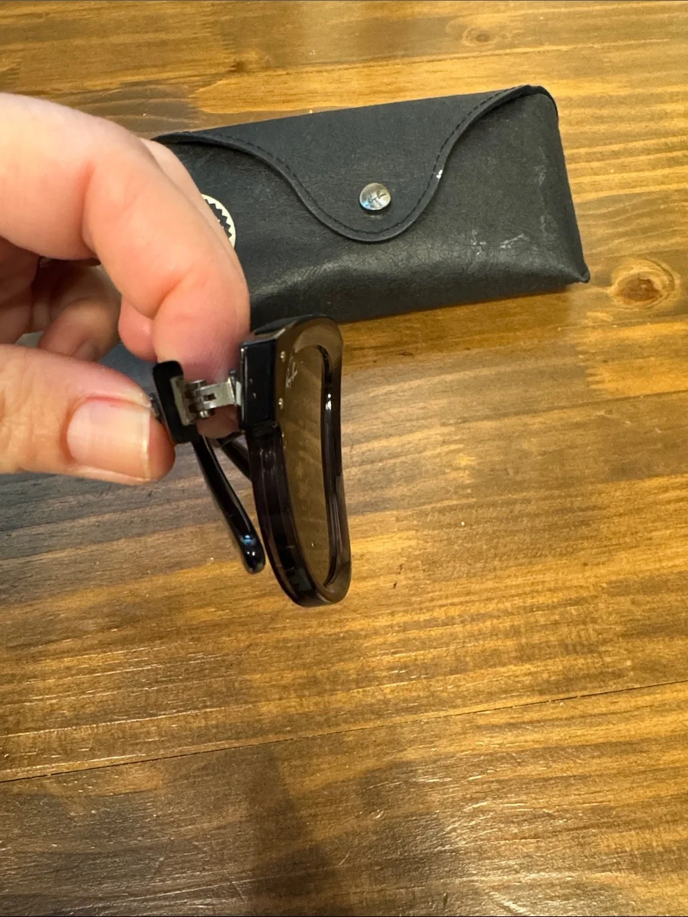 Ray-Ban Boyfriend Reverse Frame Sunglasses with Dark Lenses